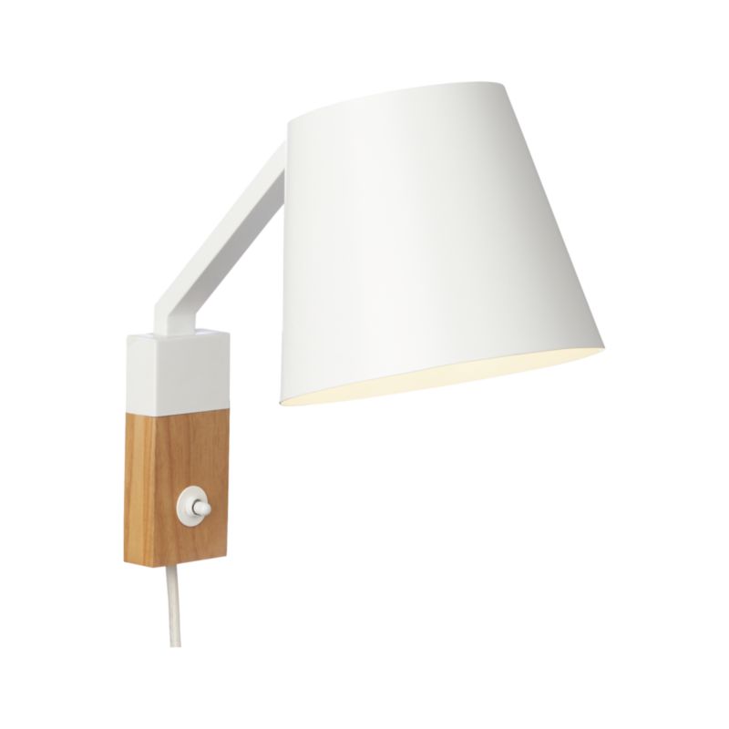 Wall Sconces: Plug In and Candle Crate and Barrel